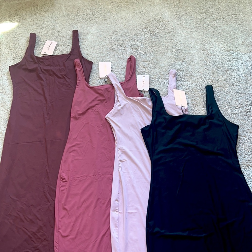 NWT 4 Square Neck Plain Jane Dresses 🚺